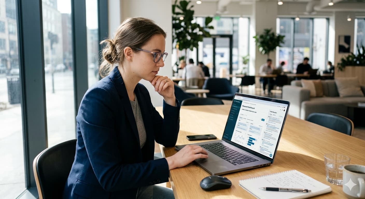 Consultant utilisant Perplexity AI