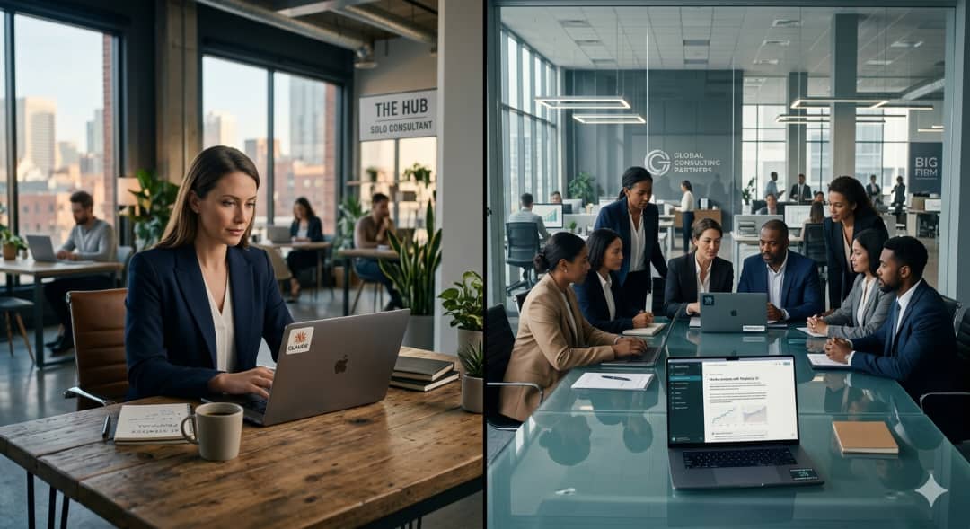 Consultant utilisant Perplexity AI